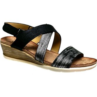 Ninety Union Panama Slingback Wedge Sandal in Black at Nordstrom Rack, Size 10