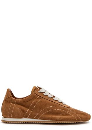 Toteme Flex Suede Sneakers - Brown - 39 (IT39 / UK6)