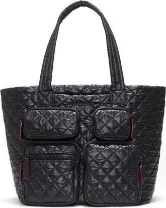 MZ Wallace Medium Metro Travel Tote in Black at Nordstrom