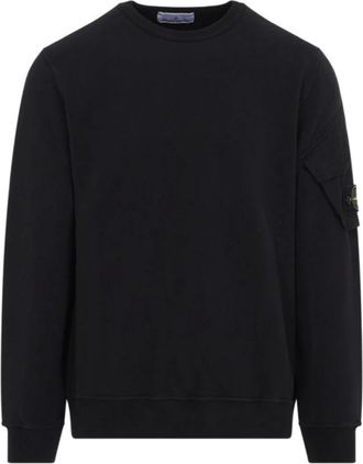 Stone Island Hombre, Sudaderas, Negro, Talla: S