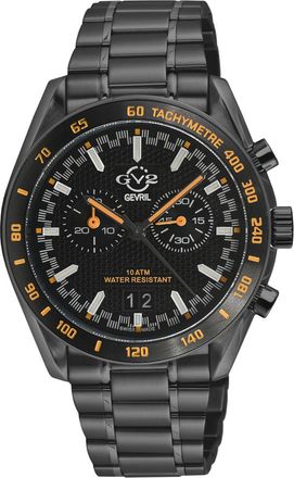 Gevril Group Freccia Chronograph Quartz Black Dial Mens Watch 42902B
