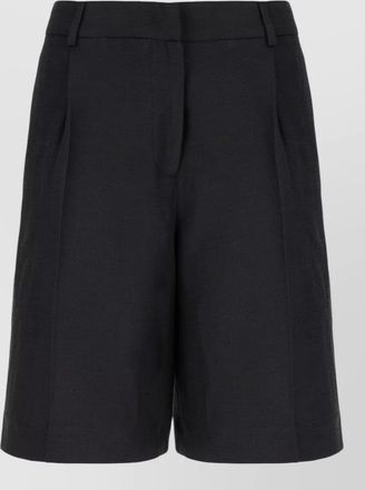 Pantaloni Torino viscose blend bermuda shorts pleated front