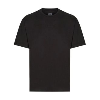 C.P. Company 20/1 Jersey Sleeve Logo T Shirt - male - C.P. Company - T-Shirts - Black - XL - Tops