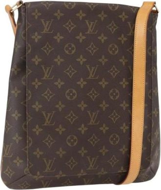 Louis Vuitton Pre-owned Cross Body Bags, female, Brown, Size: ONE SIZE Pre-owned Canvas Cross Body Bag