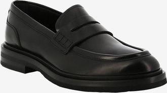 Dolce & Gabbana Mokassins aus gl&auml;nzendem Leder Altavilla