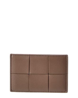 Bottega Veneta Cassette Maxi Intrecciato Leather Card Case