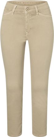 M.A.C Dream Summer Bukse - Dames - Cropped Jeans - Beige - L - Jeans