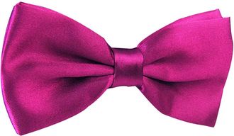 Alizeal Fashion Adjustable Pre-tied Holiday Bow Ties for Men, Dark Magenta