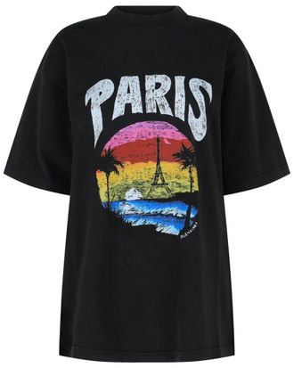 Balenciaga Medium Fit Paris Tropical T-Shirt