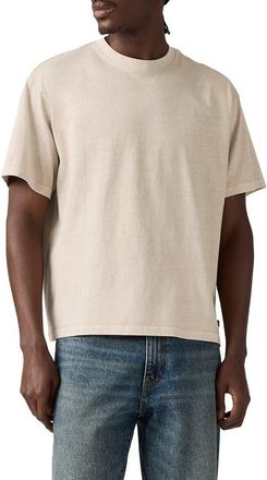 Levi's Boxy Crop Cotton T-Shirt in Garment Dye Chateau at Nordstrom, Size Xx-Large