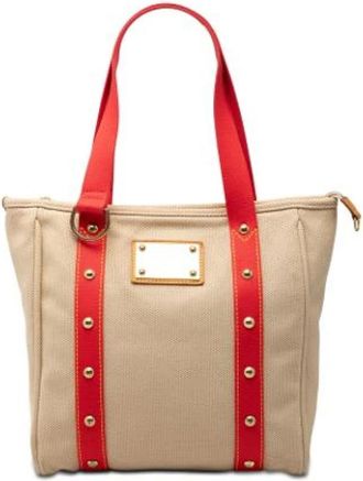 Louis Vuitton Pre-owned Antigua Cabas MM - Dames - Vintage Shopper - Beige - ONE Size - Vintage