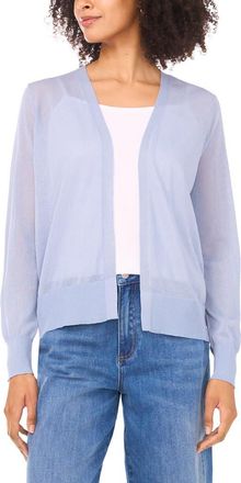 Vince Camuto Open Front Cardigan in Clear Sky at Nordstrom, Size X-Small
