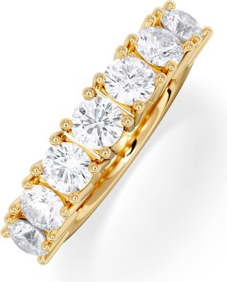 The Diamond Store Chloe 7 Stone Lab Diamond Eternity Ring 1.50CT F/VS in 9K Gold