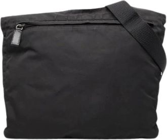 Prada Pre-owned Cross Body Bags, female, Black, Size: ONE SIZE Pre-owned Vintage Shoulder Bag