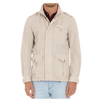 Herno Field Jacket - Heren - Zomerjassen - Beige - XL - Katoen - Jassen