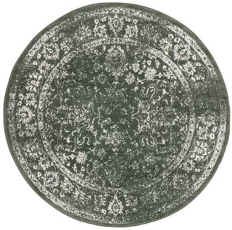 Safavieh Alfombra verde oscuro/marfil 183 x 183 cm