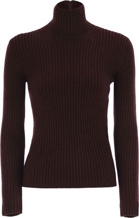 Max Mara Aral1234 Ribbed Wool And Cashmere Turtleneck Jumper