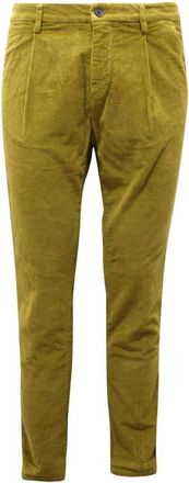 Mason's Velvet Broeken Osaka Style - Heren - Chinos - Groen - XS - Broeken