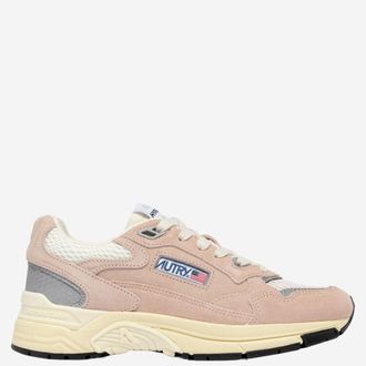 Autry Pink Lace Up Sneakers