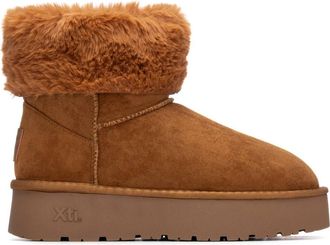 Xti Womens Comfort Ankle Suede Booties By XTI