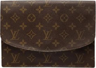 Louis Vuitton Pre-owned Clutches, female, Brown, Size: ONE SIZE Pre-owned Pochette Rabat 23