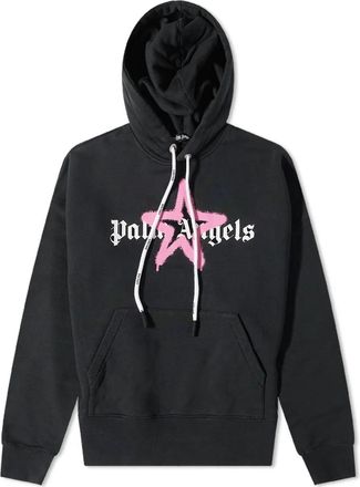 Palm Angels Star Sprayed Black Pink PMBB058C99FLE0071030