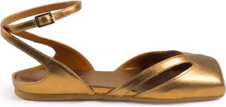 Vic Mati&eacute; Schoenen, Dames, Geel, 37 EU, Leer, G34 Square Closed Slingback