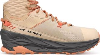Altra Womens Olympus 5 Hike Mid Gtx Sneaker In Sand