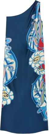La DoubleJ Roy One-shoulder Print Maxi Dress