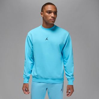 Nike Jordan Mens Jordan Sport Crossover Dri-FIT Crew-Neck Sweatshirt in Blue | FV8624-497