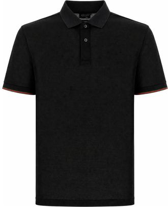 Gucci Zijden Poloshirt - Heren - Polos - Zwart - M - Tops