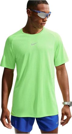 Nike Stride Aero-FIT Short-Sleeve Top - Heren - Sport - Groen - Maat: M Poliester