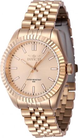 Invicta Specialty Quartz Rose Gold Dial Ladies Watch 47509