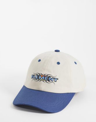 Element Cappello con visiera bianco sporco
