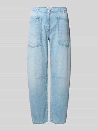 Cambio Fashion Fit Barrel Jeans aus Baumwoll-Mix Modell OCEAN in Jeansblau, Gr&ouml;&szlig;e 32