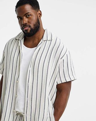 Jack & Jones Jack & Jones Coba Stripe Resort Shirt