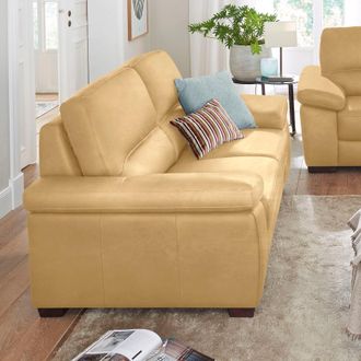 CALIA ITALIA 3-Sitzer »Gaia, Sofa im edlen Design und mit erstklassigem Sitzkomfort« aus pflegeleichtem Luxus-Microfaser Ginevra Hydro Care