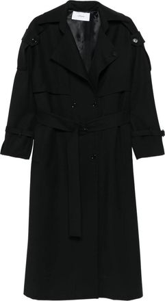 Lardini Double-breasted Belted Trench Coat