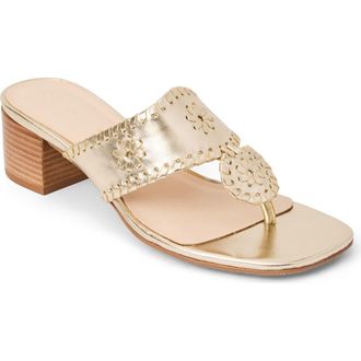 Jack Rogers Jacks City Slide Sandal in Platinum at Nordstrom, Size 9.5