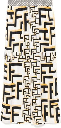 Camilla Pantaloni Temples Of Dendara - Bianco