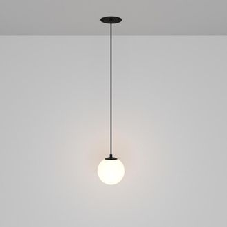 Maytoni Maytoni - Lampadario A Sospensione Moderno Luna Alluminio Nero Luce Led Integrato 5w