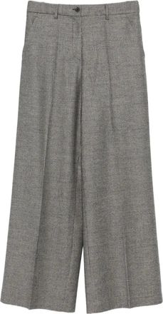 Aspesi Pantaloni in pied-de-poule - Grigio