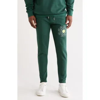 Prince Logo Fleece Sweatpants in Green at Nordstrom Rack, Size X-Large