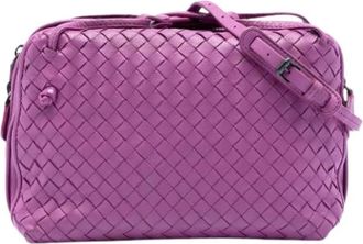 Bottega Veneta Pre-owned Cross Body Bags, female, Purple, Size: ONE SIZE Pre-owned The Nodini