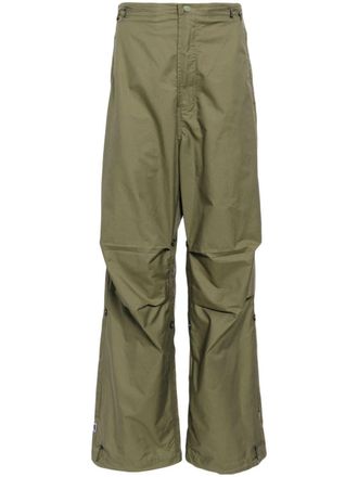 maharishi x Jean-Michel Basquiat wide-leg trousers - Green