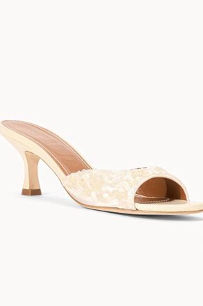 Staud Womens Brigitte Mule In Cream