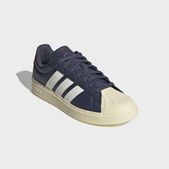 adidas Sneaker ADIDAS SPORTSWEAR STREETTALK, Herren, Gr. 42,5, shadow navy, sanftes wei&szlig;, shadow rot, Synthetik, Schuhe Sneaker, inspiriert vom Design des ad