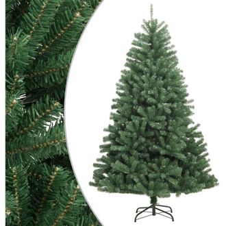 vidaXL &Aacute;rbol De Navidad Artificial Con Bisagras Y Soporte Verde 150 Cm Vidaxl