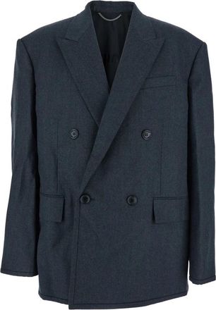 Juun.J Milled Wool Double Jacket - Heren - Blazers - Grijs - M - Wol - Jassen
