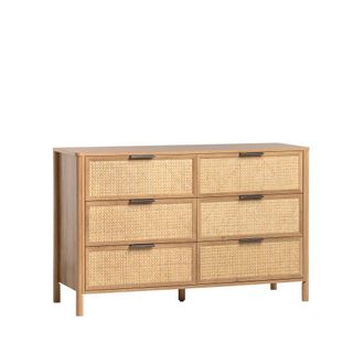 Klast C&oacute;moda doble en rat&aacute;n 120 x76 cm